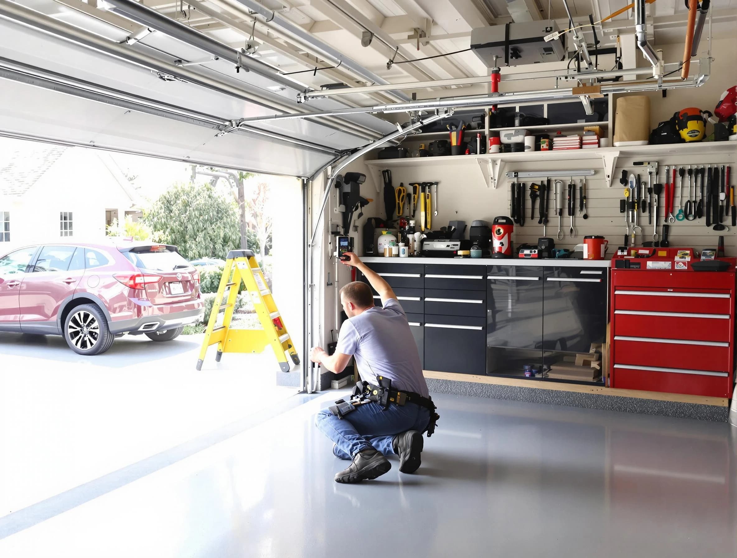 Local garage door repair service by Stockbridge Garage Door Repair in Stockbridge