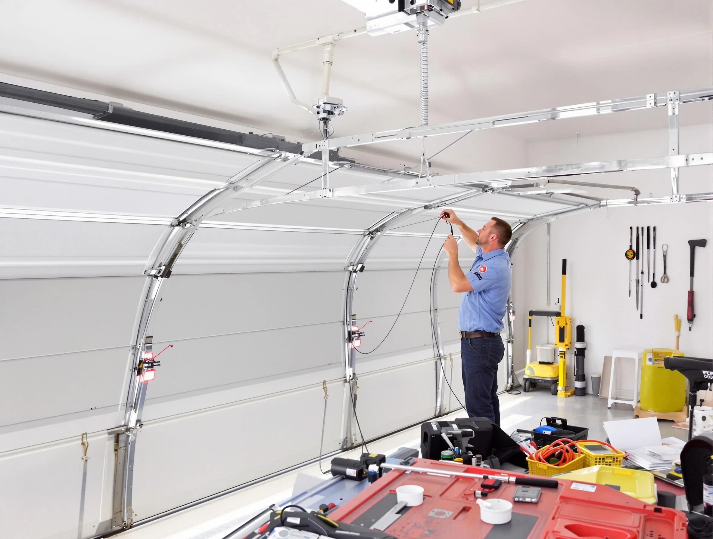 Garage door cable repair service by Stockbridge Garage Door Repair in Stockbridge