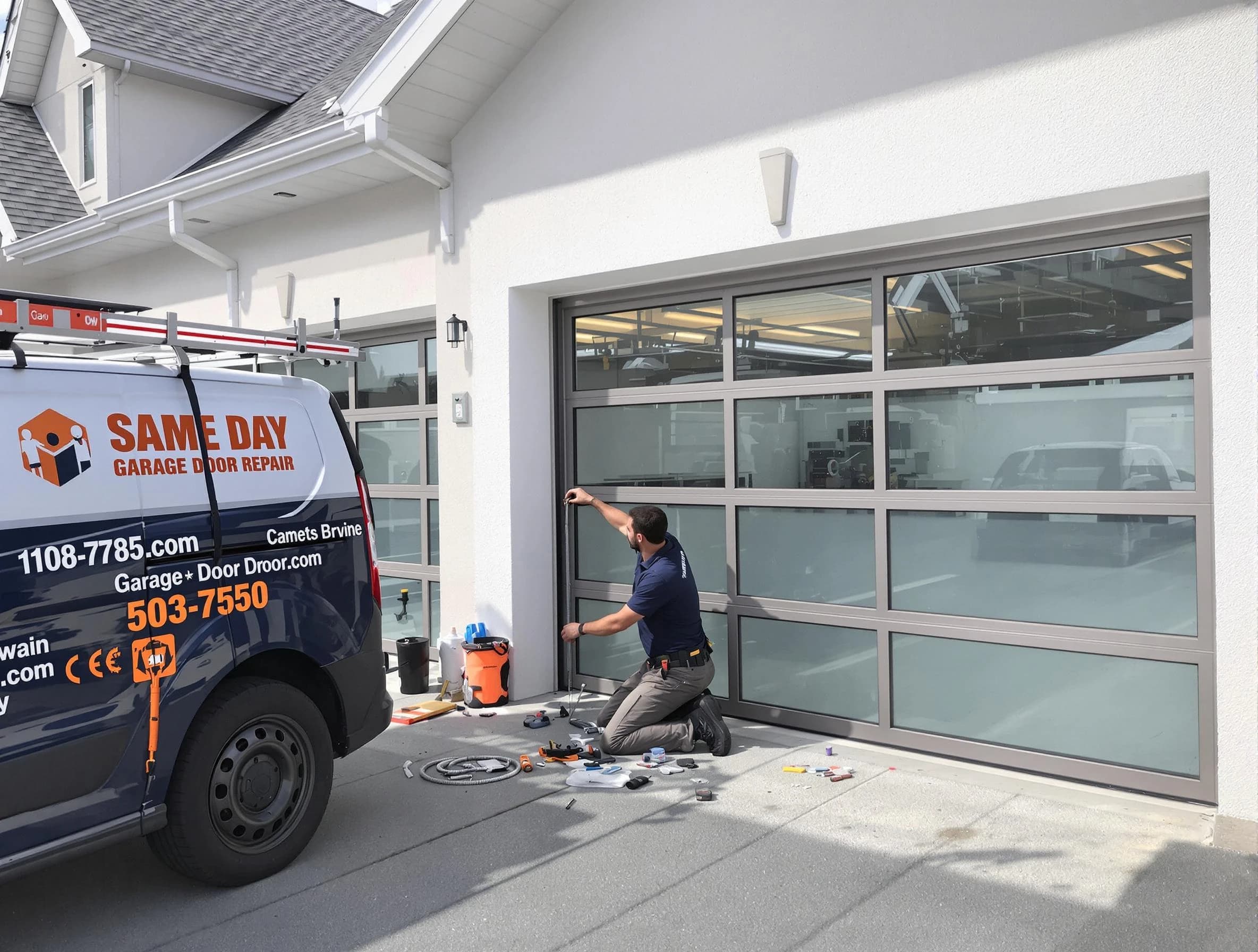 Same-day garage door repair service by Stockbridge Garage Door Repair in Stockbridge