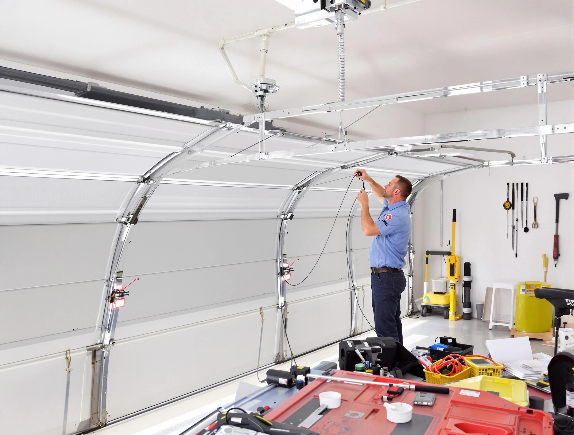 Garage door cable repair service by Stockbridge Garage Door Repair in Stockbridge