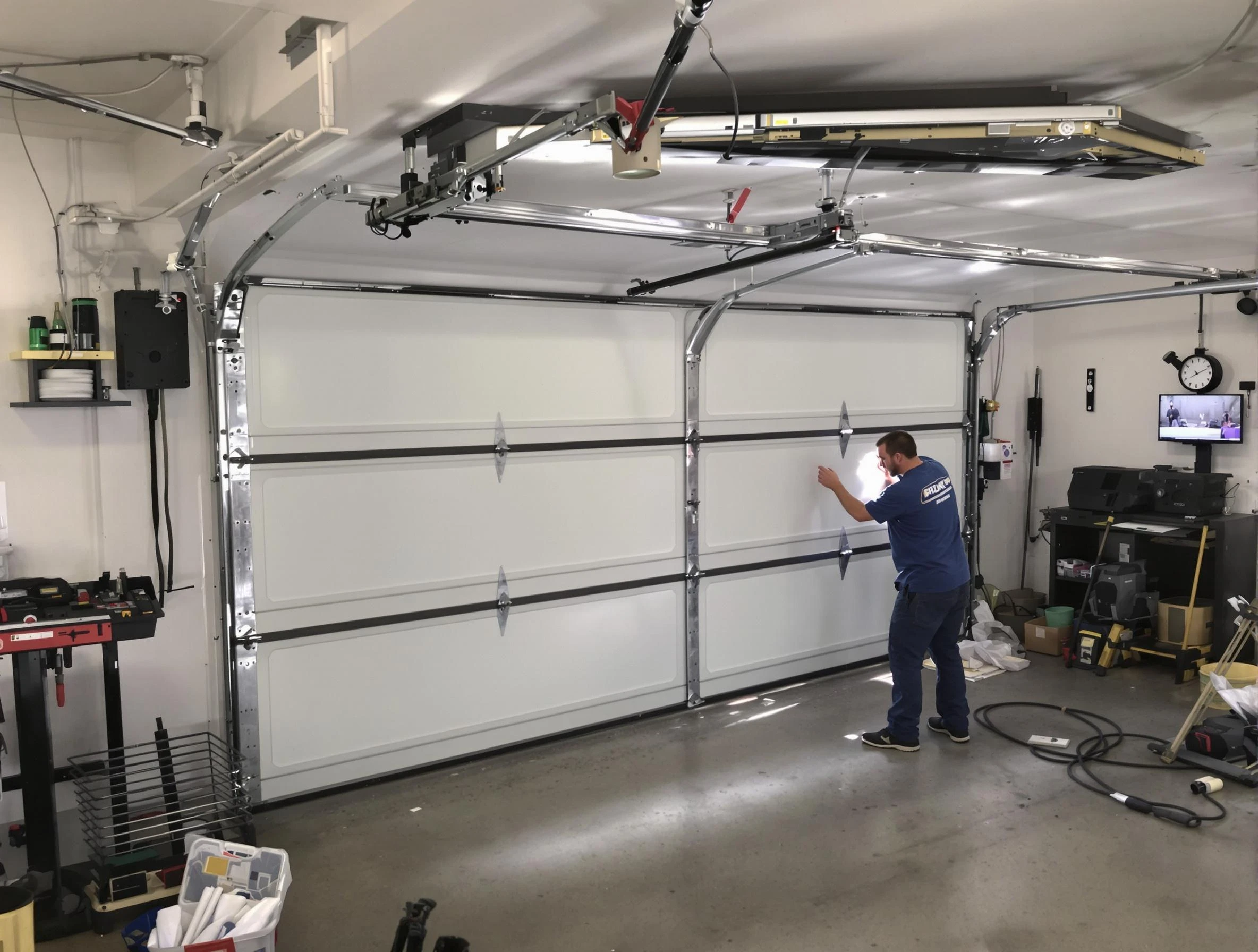 Professional garage door repair service by Stockbridge Garage Door Repair in Stockbridge